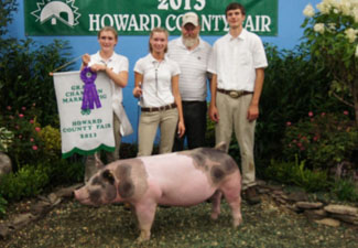 GRAND CHAMPION OVERALL – 2013 Howard County, MA
