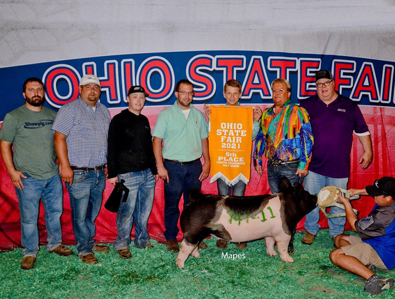 $29,000 RESERVE DIVISION 2 & 5TH OVERALL – 2021 Ohio State Fair – Crossbred Gilt Show