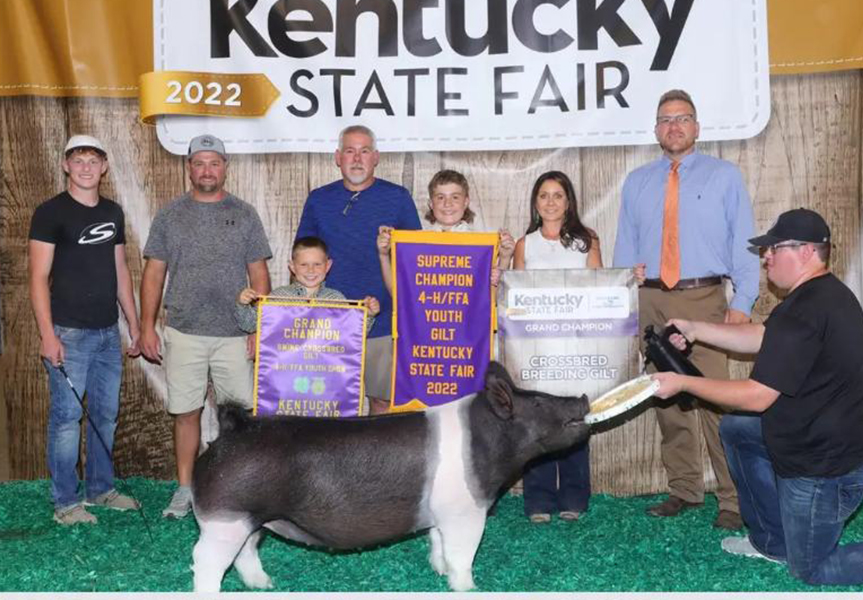 SUPREME CHAMPION GILT – 2022 Kentucky State Fair