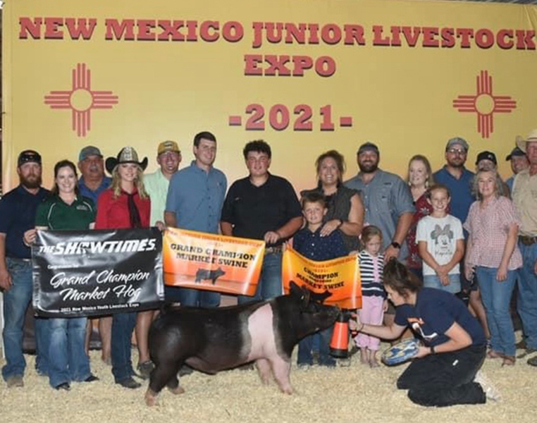 GRAND CHAMPION MARKET HOG – 2021 New Mexico Jr Livestock Show