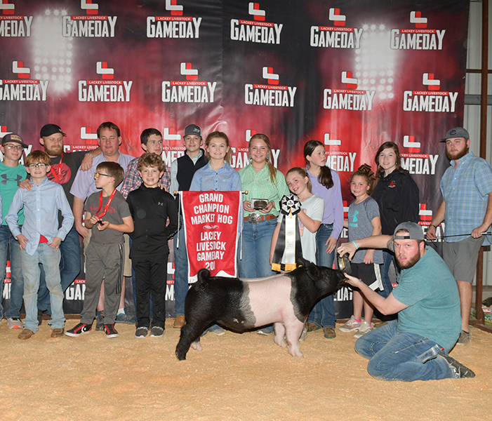 GRAND CHAMPION – 2021 Lackey Livestock Game Day, TX