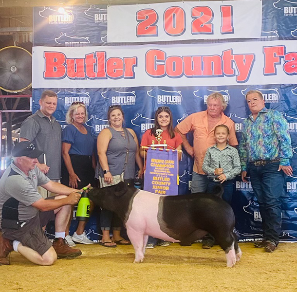 RESERVE OVERALL – 2021 Butler Co Jr Show, OH