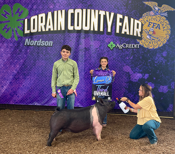 3RD OVERALL GILT – 2022 Lorain County, OH