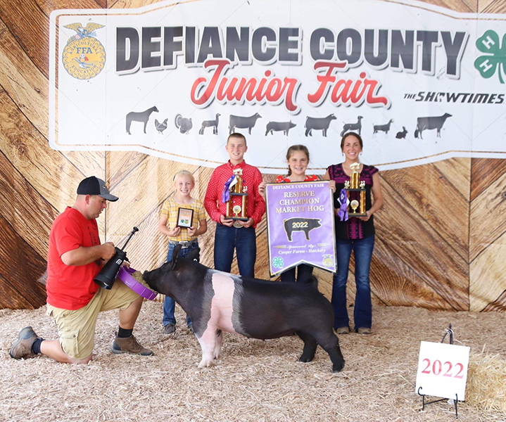 RESERVE CHAMPION OVERALL- 2022 Defiance County, OH