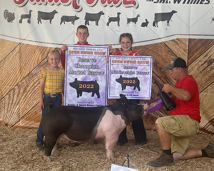 RESERVE CHAMPION OVERALL OPEN – 2022 Defiance County, OH