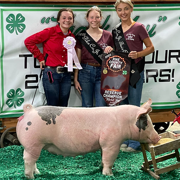 RESERVE CHAMPION OVERALL MARKET HOG – 2022 Pike County Fair, OH