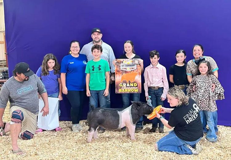 CHAMPION BARROW BOTH RINGS, RING A RESERVE OVERALL, RING B GRAND OVERALL – 2022 Tammy Fall Fling, LA