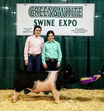 3RD OVERALL – 2020 Green & White Swine Expo