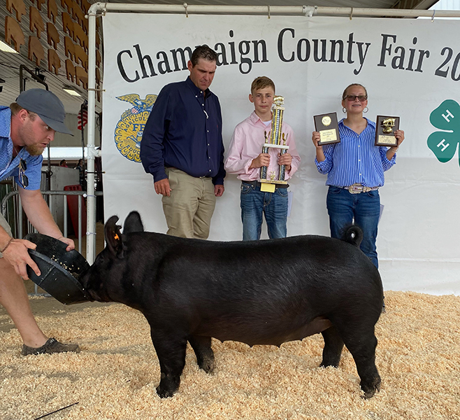 RESERVE COUNTY BORN & RAISED, 4TH OVERALL MARKET GILT – 2021 Champaign County Fair, OH