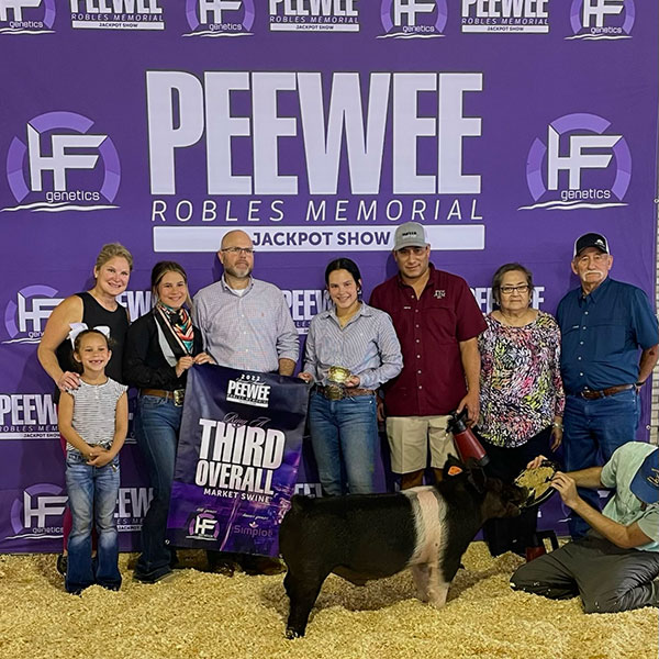 3RD OVERALL MARKET HOG RING A – 2022 PeeWee Robles Memorial Jackpot, TX