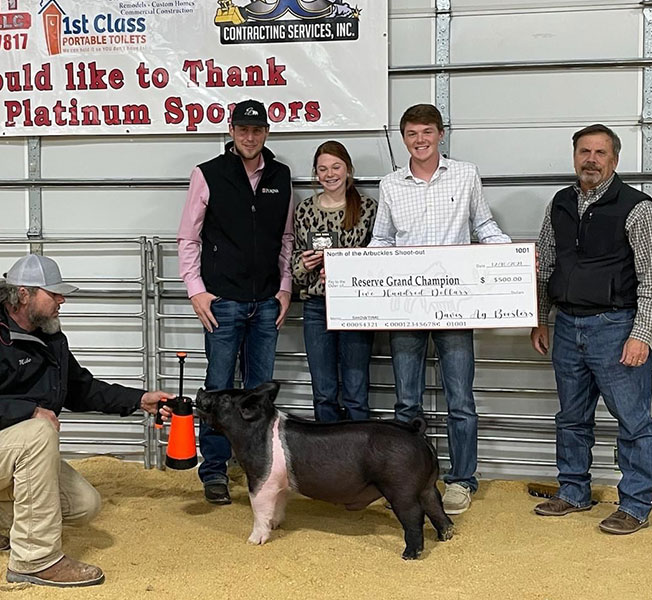 RESERVE GRAND, CHAMPION HAMP – 2021 North of the Arbuckles Jackpot