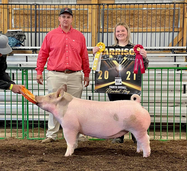 4TH OVERALL MARKET HOG – 2021 Harrison County, OH