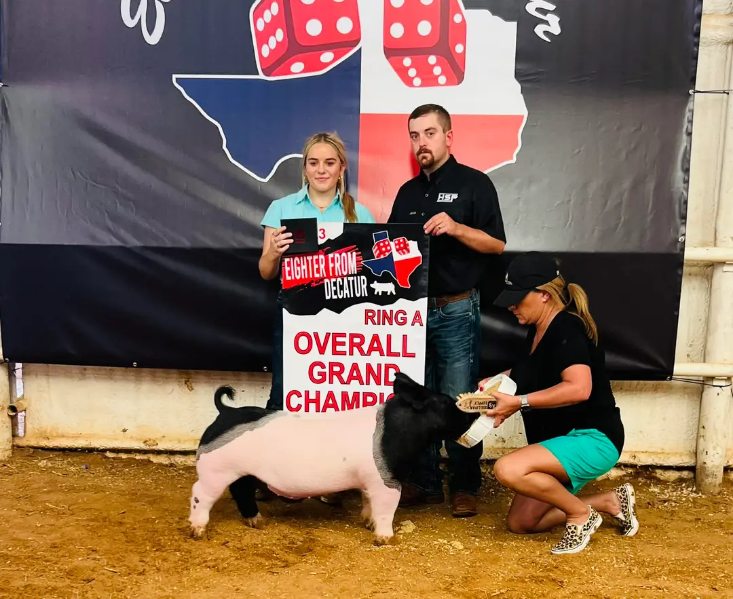 GRAND CHAMPION BARROW RING A – 2023 Eighter From Decatur, TX