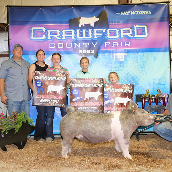 GRAND CHAMPION OVERALL – 2023 Crawford County, OH