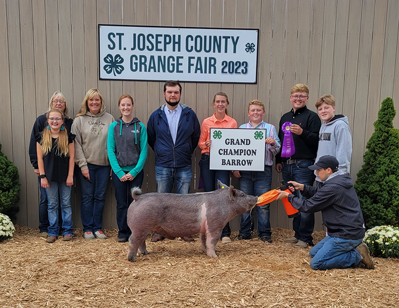 GRAND CHAMPION OVERALL – 2023 St Joseph County Fair, MI