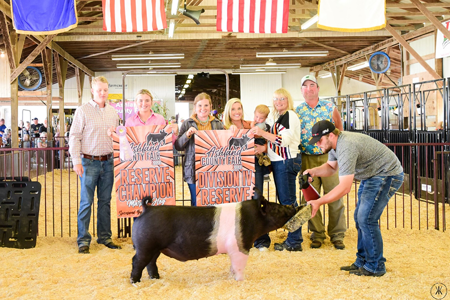 RESERVE GRAND CHAMPION OVERALL – 2023 Ashland County, OH
